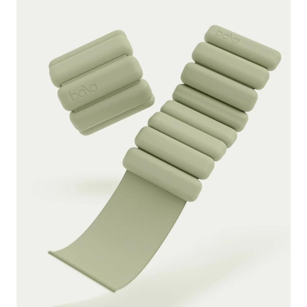 New Bala Bangles pair of 1LBS each Wrist/Ankle Weights in Sage